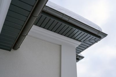 Gutter system with protective coating